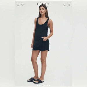 LEGOE Heritage Maternity Scoop Neck Ribbed Tank Size S (2-4).